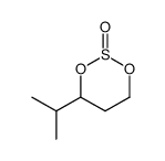 1,3,2-Dioxathiane,4-(1-methylethyl)-,2-oxide,cis-(9CI) Structure