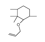 (2R,3S,6S)-1,1,3,6-tetramethyl-2-prop-2-enoxycyclohexane结构式