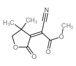 methyl 2-cyano-2-(4,4-dimethyl-2-oxo-oxolan-3-ylidene)acetate Structure