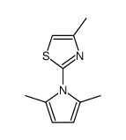 2,5-dimethyl-1-(4-methylthiazol-2-yl)pyrrole Structure