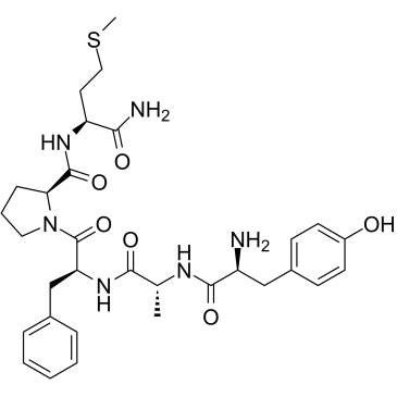 β-酪啡肽(1-5),酰胺,牛结构式