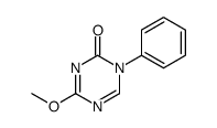 4-methoxy-1-phenyl-1,3,5-triazin-2-one Structure