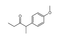 2-(4-methoxyphenyl)pentan-3-one结构式