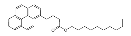 decyl 4-pyren-1-ylbutanoate Structure
