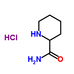 哌啶-2-甲酰胺盐酸盐结构式