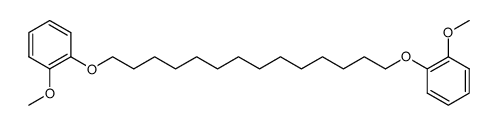 1,14-bis-(2-methoxy-phenoxy)-tetradecane结构式