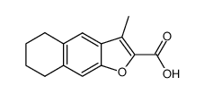 acide methyl-3 tetrahydro-5,6,7,8 naphto(2,3-b)furanne carboxylique-2结构式