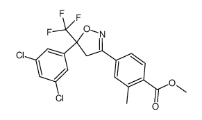 Methyl4-(5-(3,5-dichlorophenyl)-5-(trifluoromethyl)-4,5-dihydroisoxazol-3-yl)-2-methylbenzoate Structure