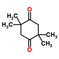 2,2,5,5-四甲基环己烷-1,4-二酮结构式