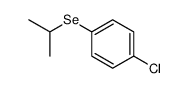 p-chlorophenyl isopropyl selenide结构式