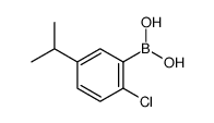(2-Chloro-5-isopropylphenyl)boronic acid结构式