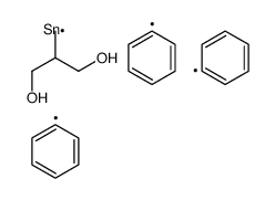 2-(triphenylstannylmethyl)propane-1,3-diol结构式