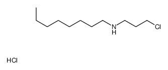 N-(3-chloropropyl)octan-1-amine,hydrochloride Structure
