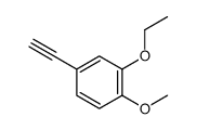 BENZENE, 2-ETHOXY-4-ETHYNYL-1-METHOXY-结构式