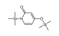 1-trimethylsilyl-4-trimethylsilyloxypyridin-2-one Structure
