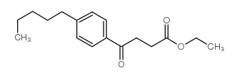 ETHYL 4-OXO-4-(4-N-PENTYLPHENYL)BUTYRATE结构式