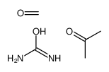 formaldehyde,propan-2-one,urea Structure