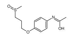 N-[4-(3-methylsulfinylpropoxy)phenyl]acetamide结构式