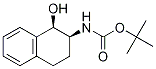 (1R,2S)-顺式-2-(BOC-氨基)-1,2,3,4-四氢-1-萘酚结构式