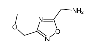 (3-(甲氧基甲基)-1,2,4-噁二唑-5-基)甲胺结构式