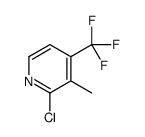 2-氯-3-甲基-4-(三氟甲基)吡啶结构式