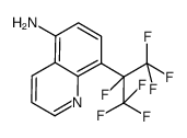 5-amino-8-heptafluoroisopropylquinoline Structure