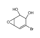 (1R,4S,5R,6S)-3-bromo-7-oxabicyclo[4.1.0]hept-2-ene-4,5-diol结构式