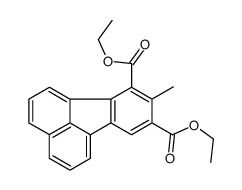 diethyl 8-methylfluoranthene-7,9-dicarboxylate结构式
