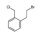 1-(2-bromoethyl)-2-(chloromethyl)benzene结构式