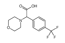 4-Morpholineacetic acid, α-[4-(trifluoromethyl)phenyl]结构式