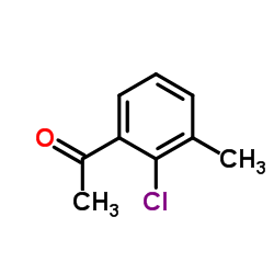 1-(2-Chloro-3-methylphenyl)ethanone结构式