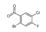 1-bromo-4-chloro-5-fluoro-2-nitrobenzene Structure