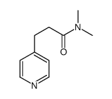 N,N-dimethyl-3-pyridin-4-ylpropanamide结构式