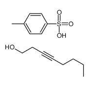 4-methylbenzenesulfonic acid,oct-3-yn-1-ol结构式