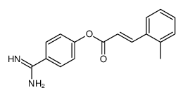 4-amidinophenyl 2-methylcinnamate结构式