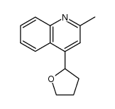 4-(α-tetrahydrofuranyl)-2-methylquinoline Structure
