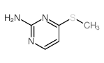 4-(甲基硫代)嘧啶-2-胺结构式