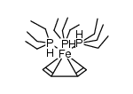 (η4-1,3-butadiene)tris(triethylphosphine)iron(0)结构式