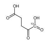 α-酮戊二酸-1-13C结构式