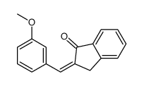 2-[(3-methoxyphenyl)methylidene]-3H-inden-1-one结构式