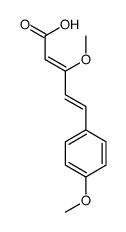 3-methoxy-5-(4-methoxyphenyl)penta-2,4-dienoic acid Structure