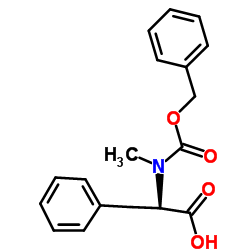 N-[(Benzyloxy)carbonyl]-N-methyl-D-phenylalanine Structure