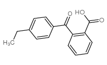 2-(4-乙基苯甲酰)苯甲酸结构式
