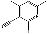2-Iodo-4,6-dimethyl-nicotinonitrile Structure