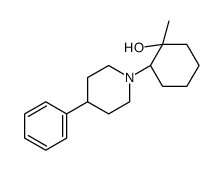 (1S,2R)-1-methyl-2-(4-phenylpiperidin-1-yl)cyclohexan-1-ol Structure
