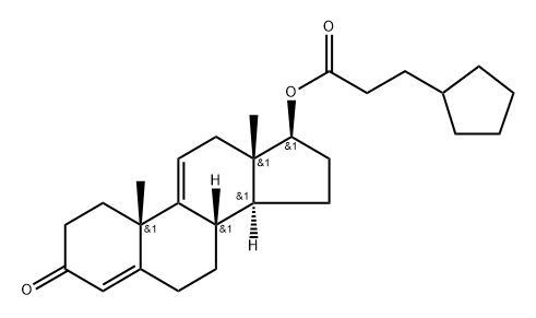 Delta 9,11 Testosterone Cypionate Structure