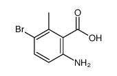 6-氨基-3-溴-2-甲基苯甲酸结构式