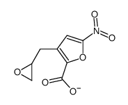 2,3-epoxypropyl-5-nitrofuran-2-carboxylate结构式