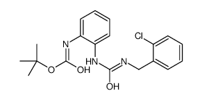 tert-butyl N-[2-[(2-chlorophenyl)methylcarbamoylamino]phenyl]carbamate结构式