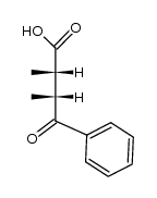 (+/-)-erythro-4-oxo-2.3-dimethyl-4-phenyl-butyric acid结构式